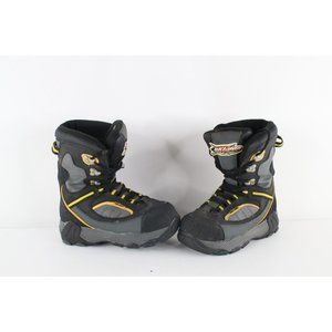 Vintage 90s Ski Doo Racing Mens 7 Distressed Insulated Snowmobile Riding Boots